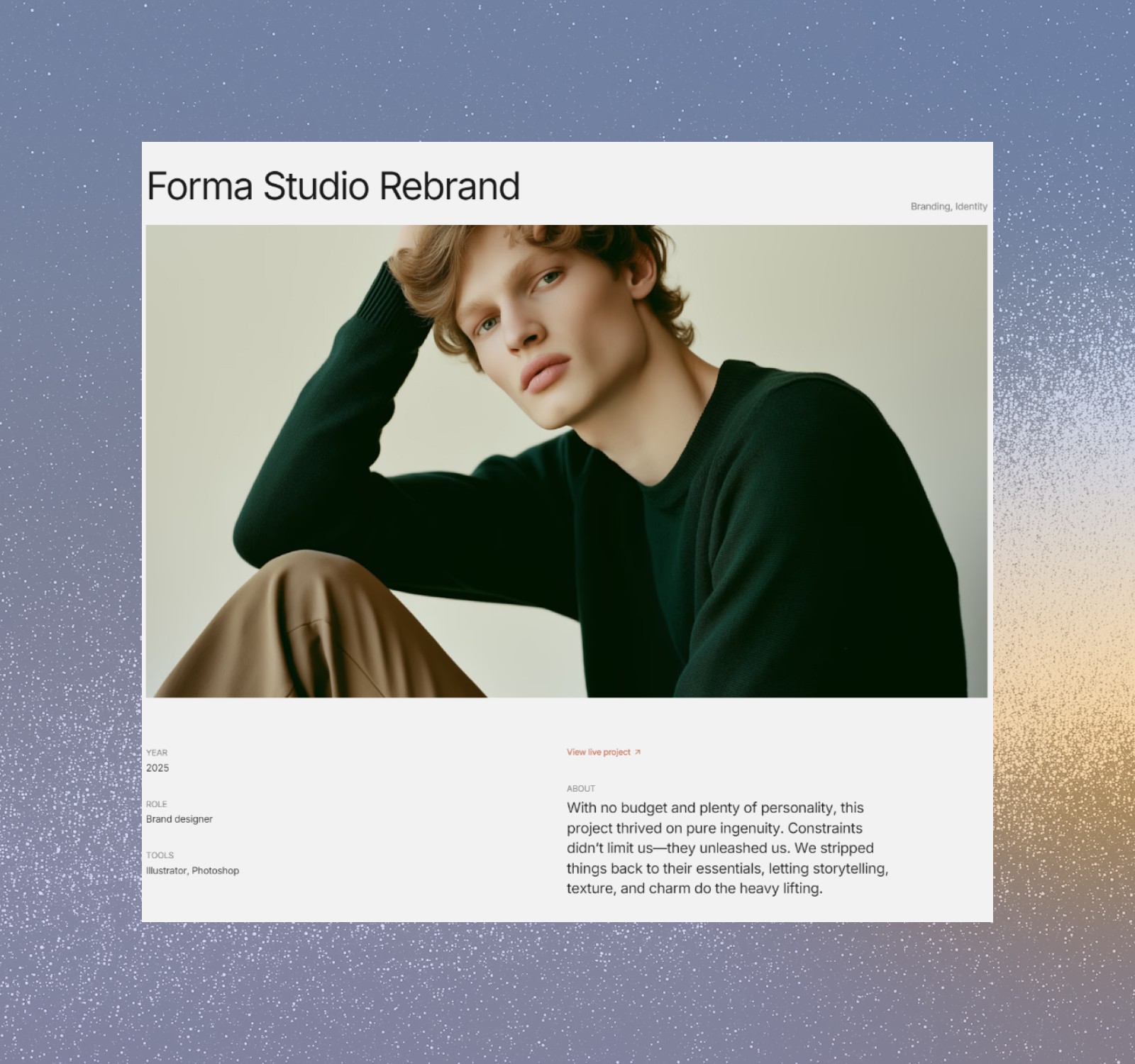 Fahlon Minimal — Creative portfolio template