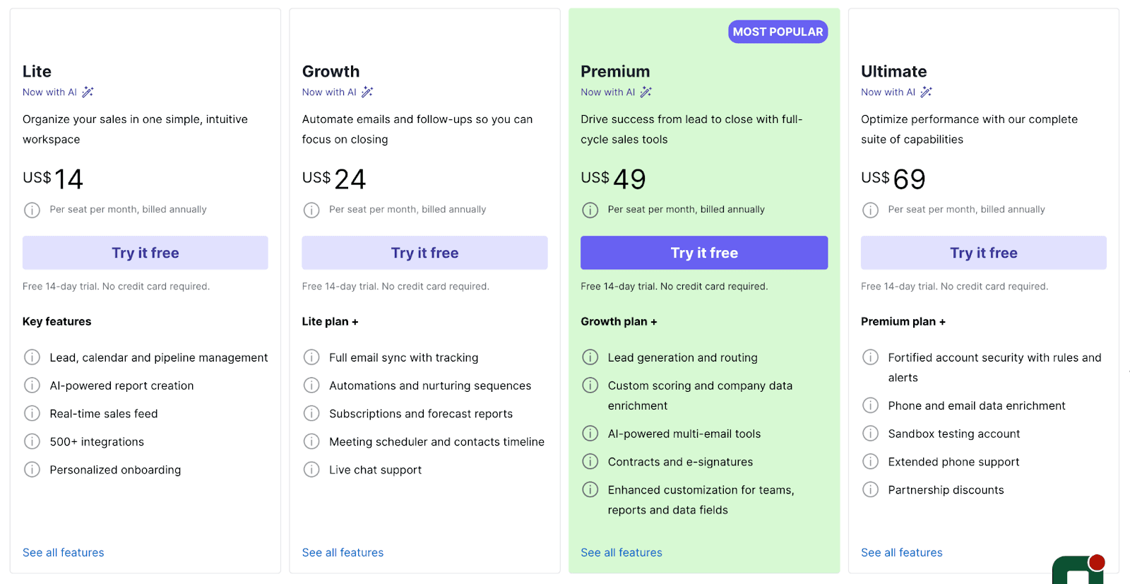 Best for clean, visual deal and pipeline management