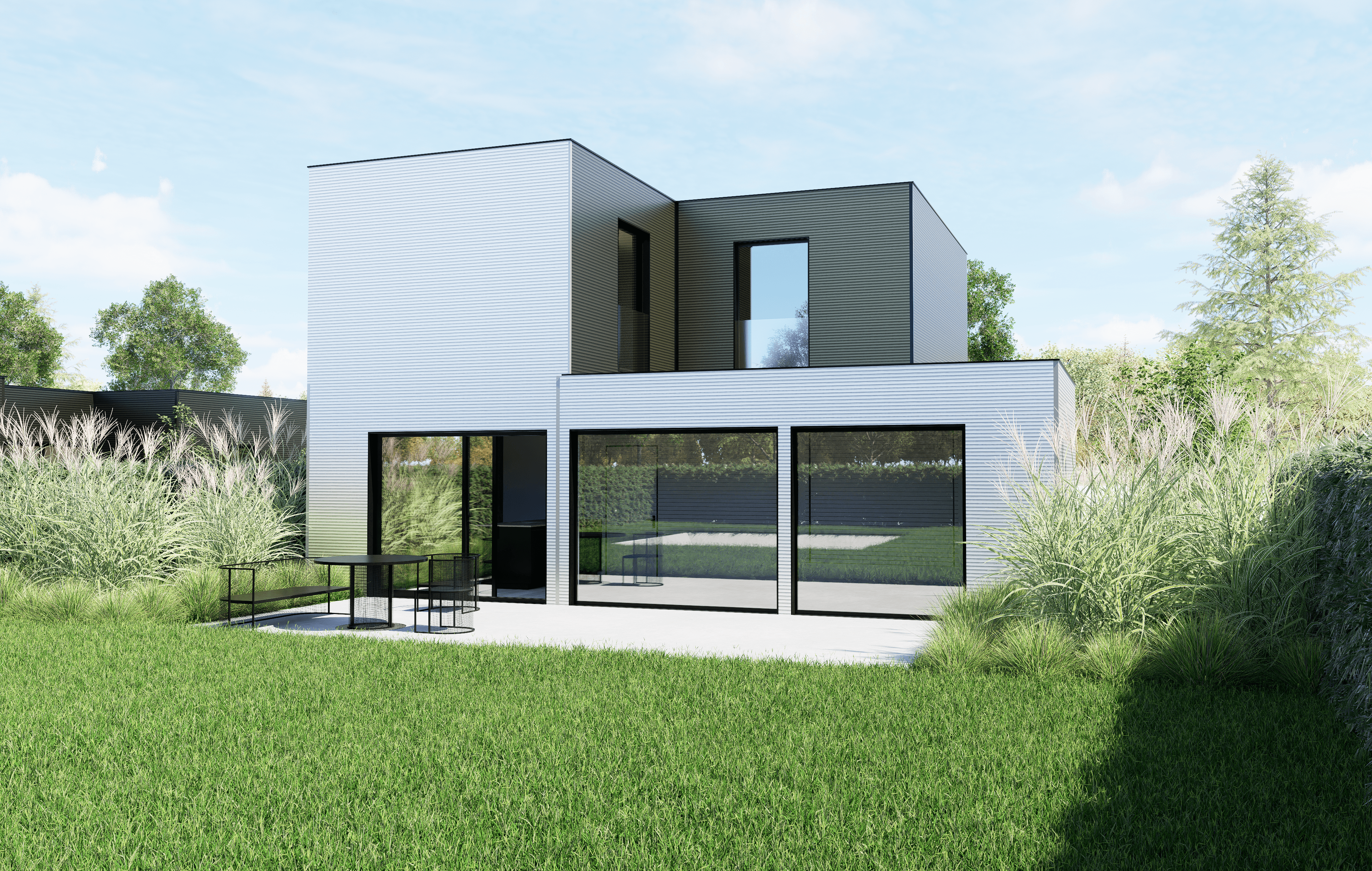render buitengevel hub123 panelen