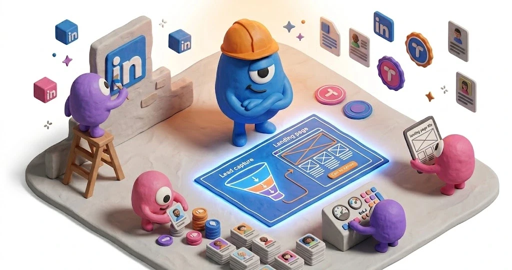 ABM funnel blueprint with LinkedIn Ads strategy