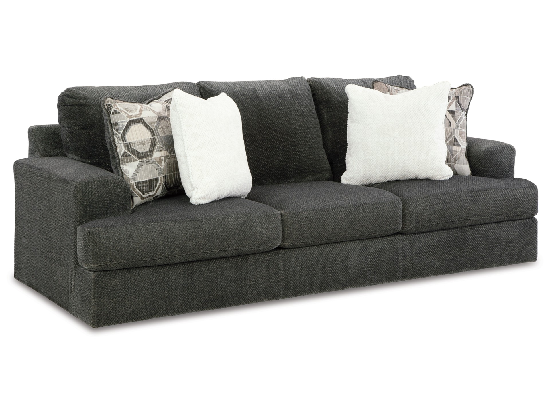 "Angled view of Karinne Sofa perfect for a stylish living room"