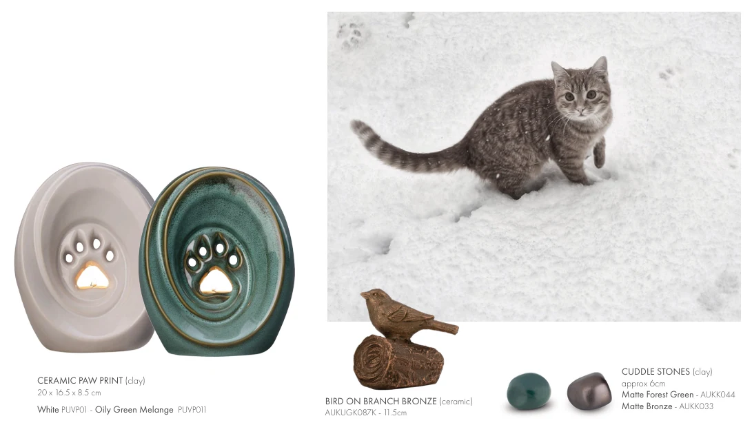 Ceramic Paw Prints & Cuddle Stones – original supplier products