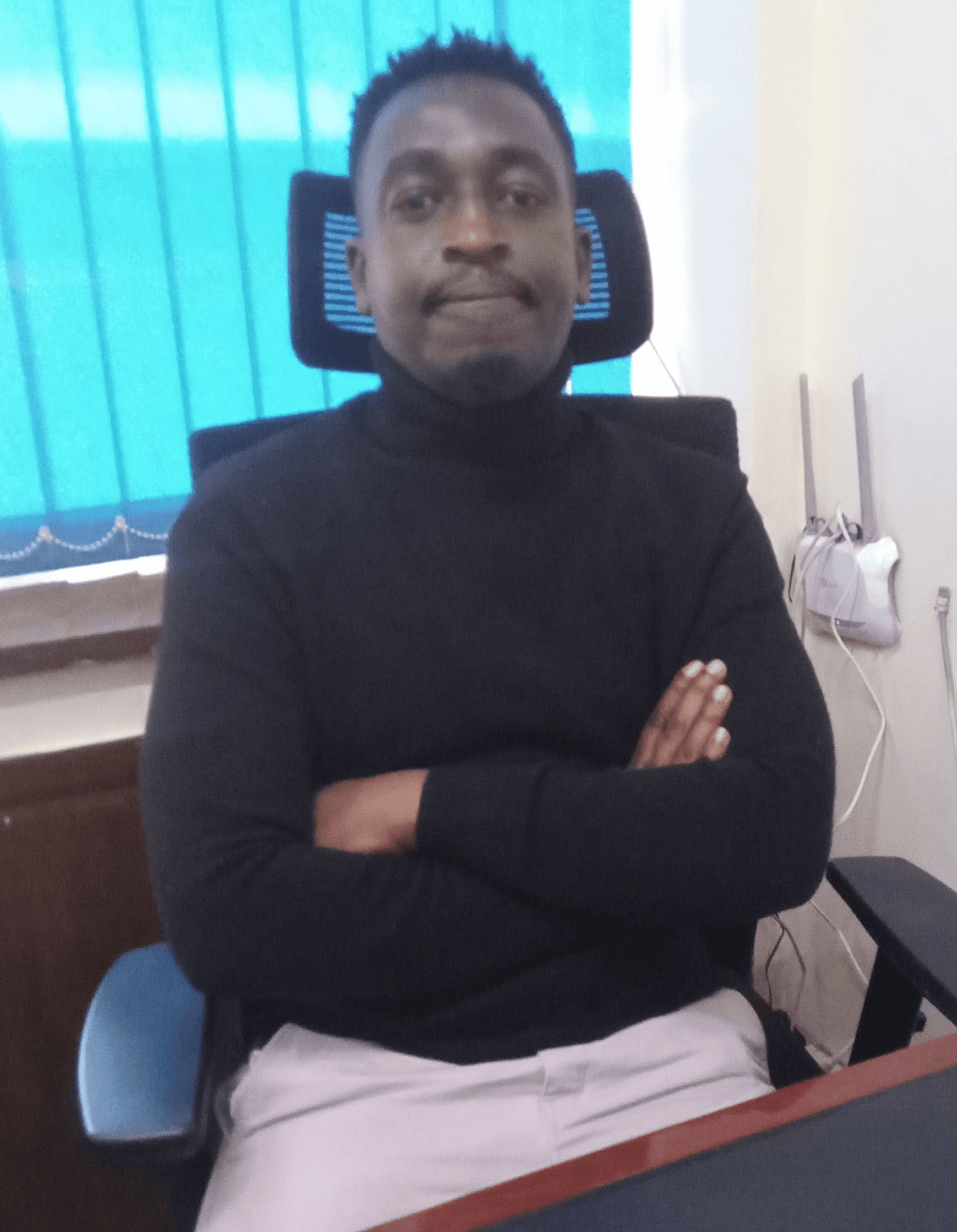 Portrait of portfolio creator