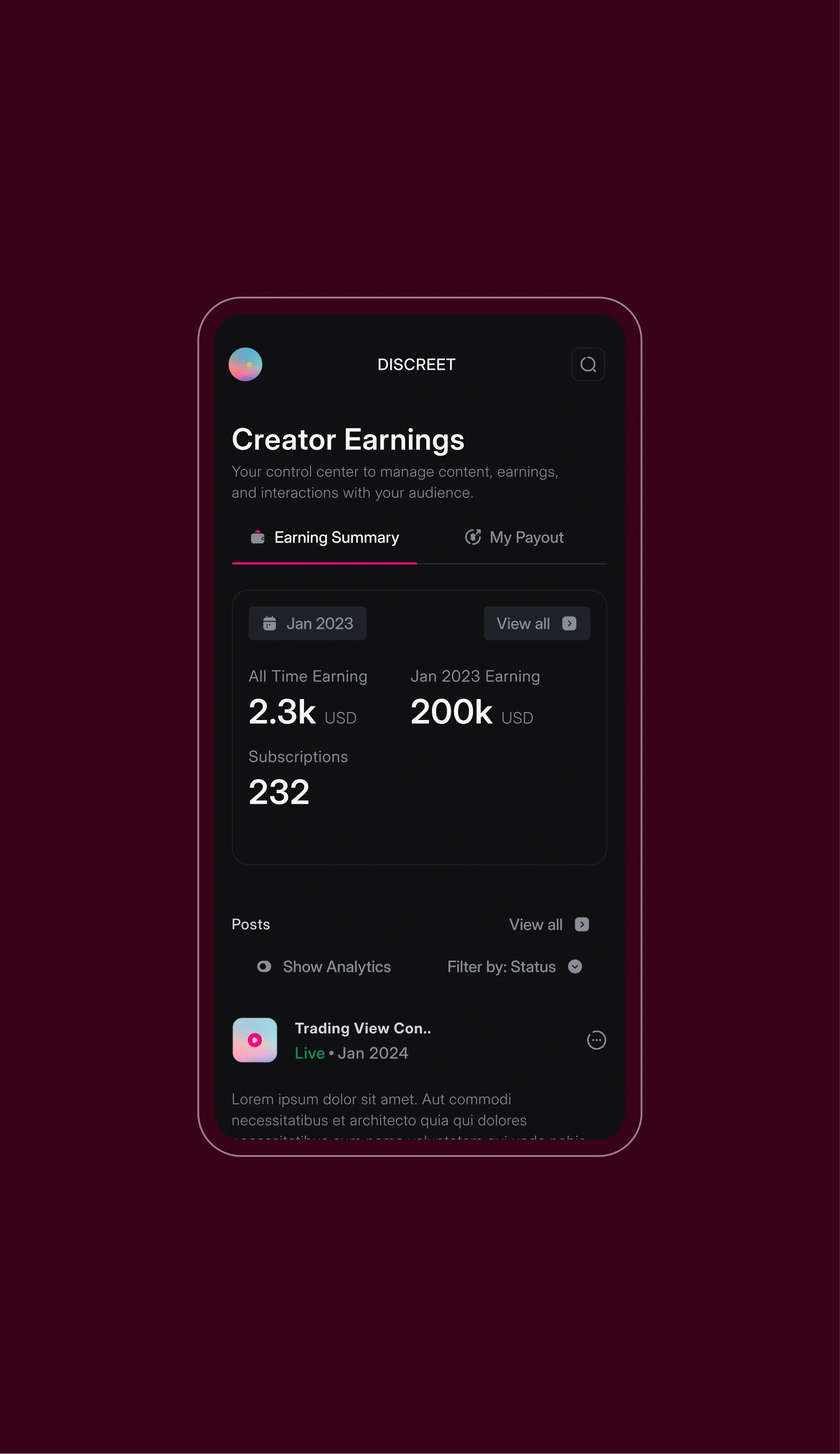 DISCREET by Victor Adedini