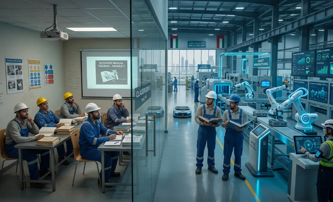 VR traning for Manufacturing Industry