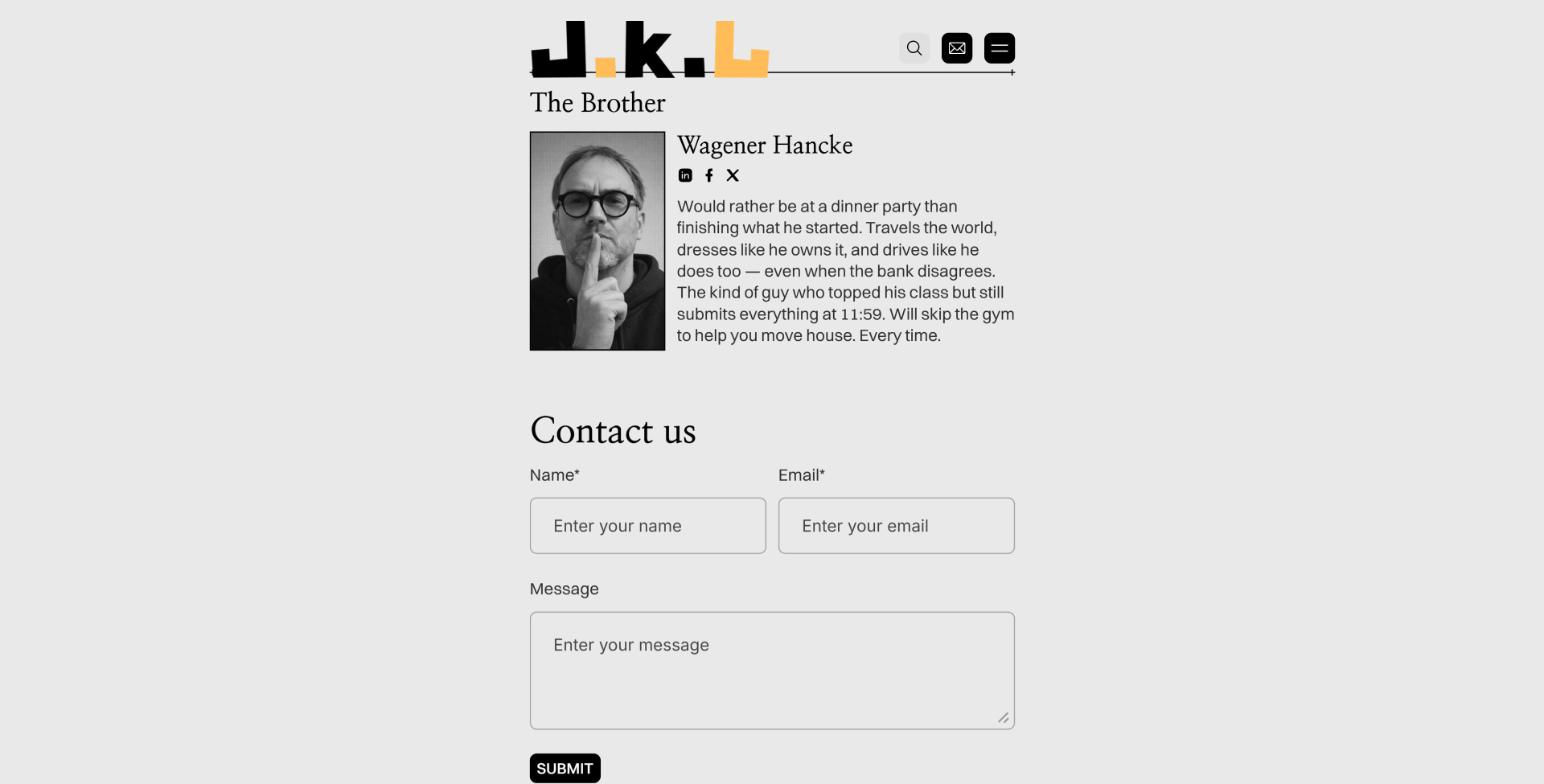 Jan-Kat-Lemoen host profile and contact form