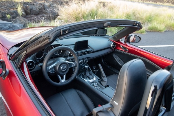 Red Mazda Miata MX-5 Convertible for Rent Big Island Hawaii