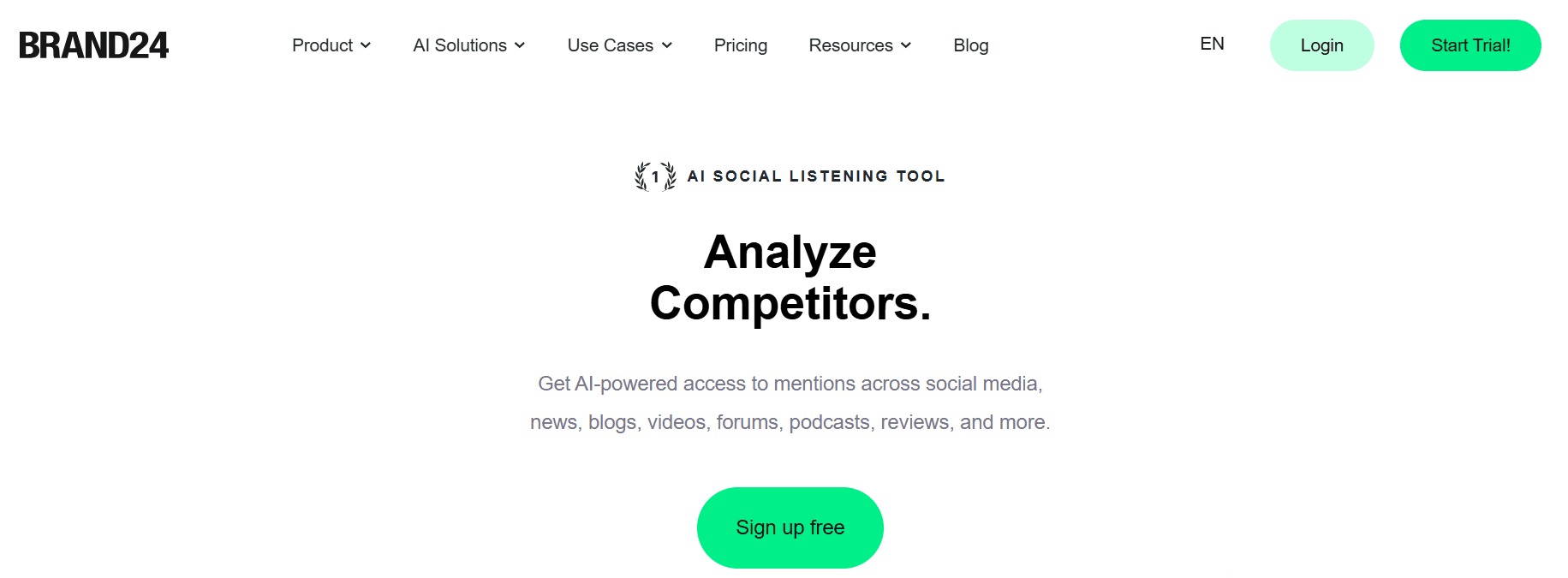 brand24 - Best AI Market Research Tools