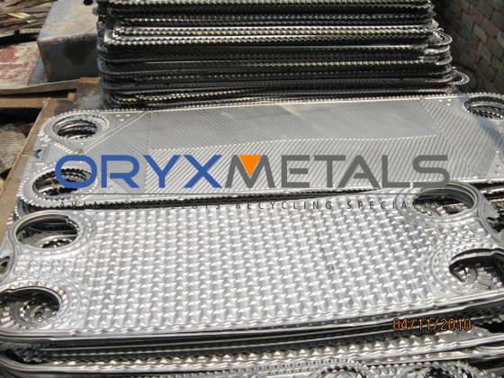 Titanium CP (Grade 1) Heat Exchanger Sheet Scrap Recycling - Oryx Metals