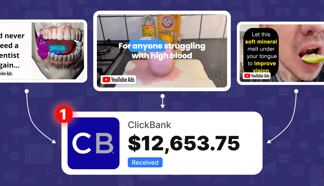 Affiliate YouTube ads for ClickBank, Digistore24, JVZoo, BuyGoods, or other affiliate offers