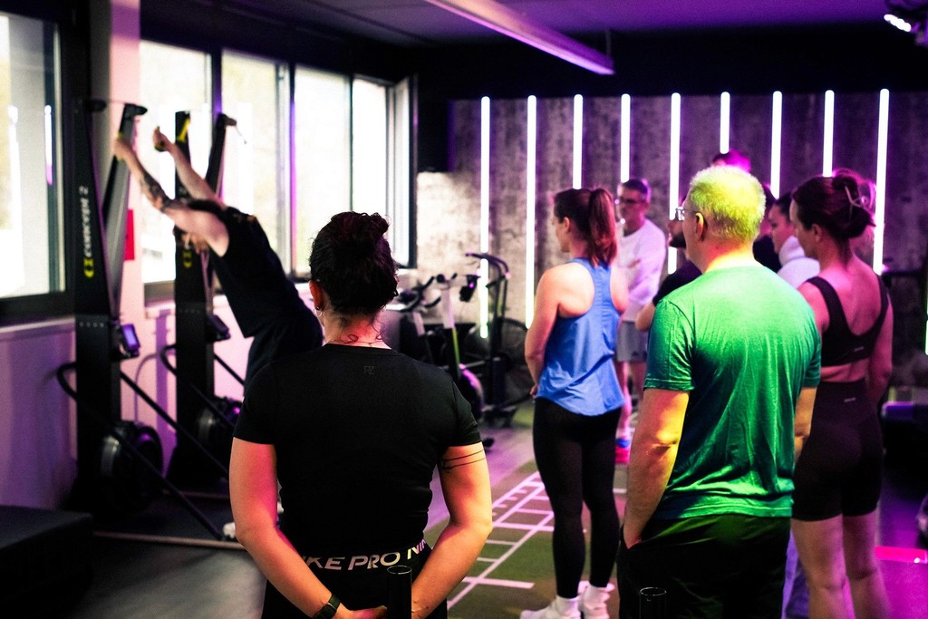HYROX-Wettkampf-Setup im FORCE Performance Center