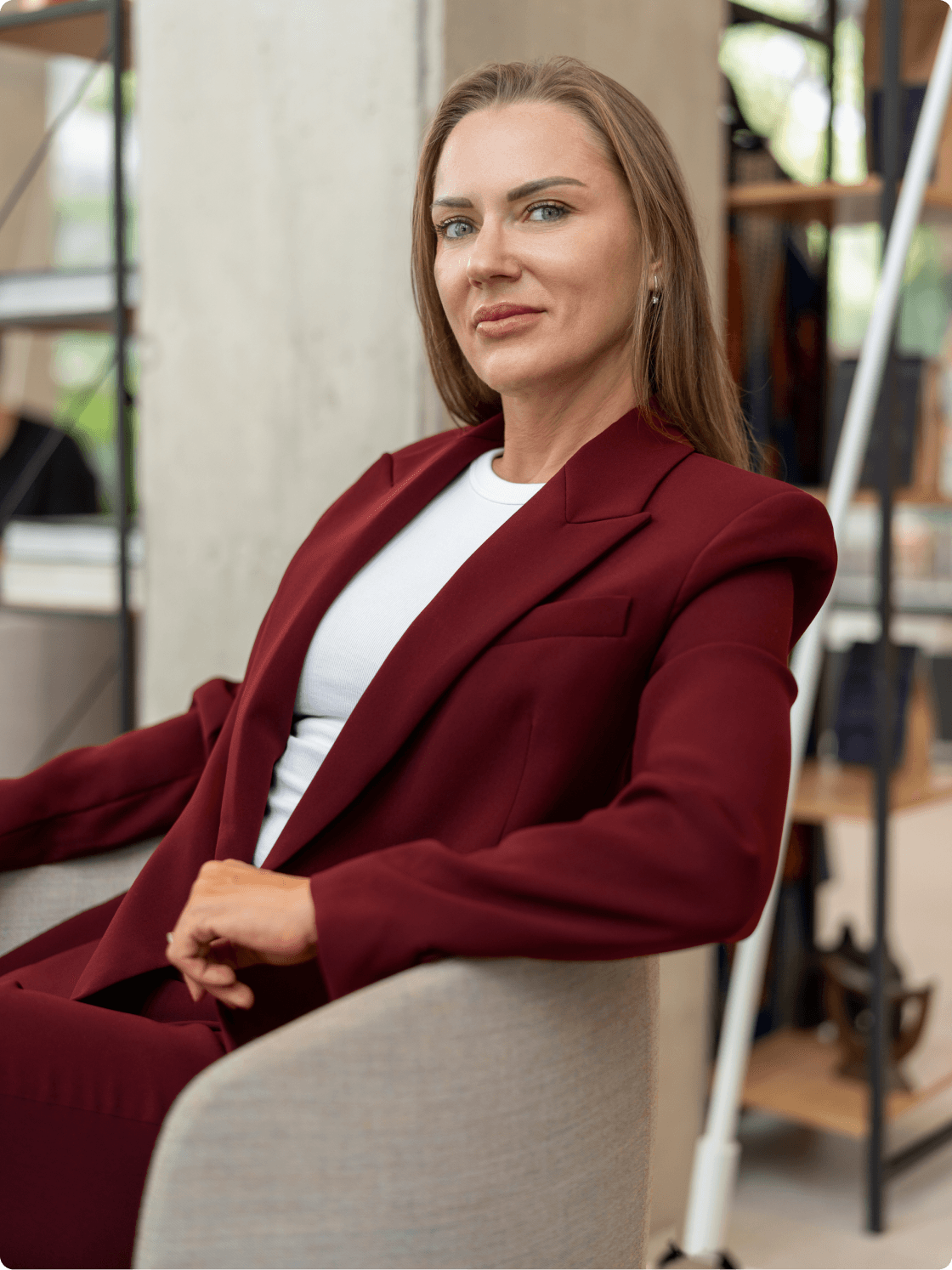 Photographer holding camera