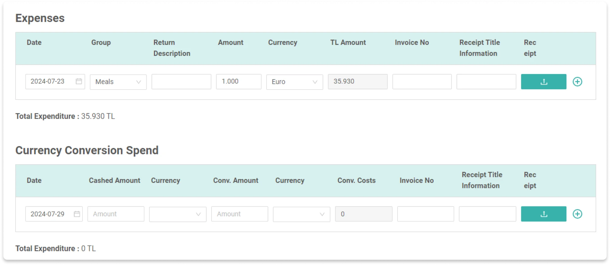 HRplan Advance and Expense Management Desktop and Mobile