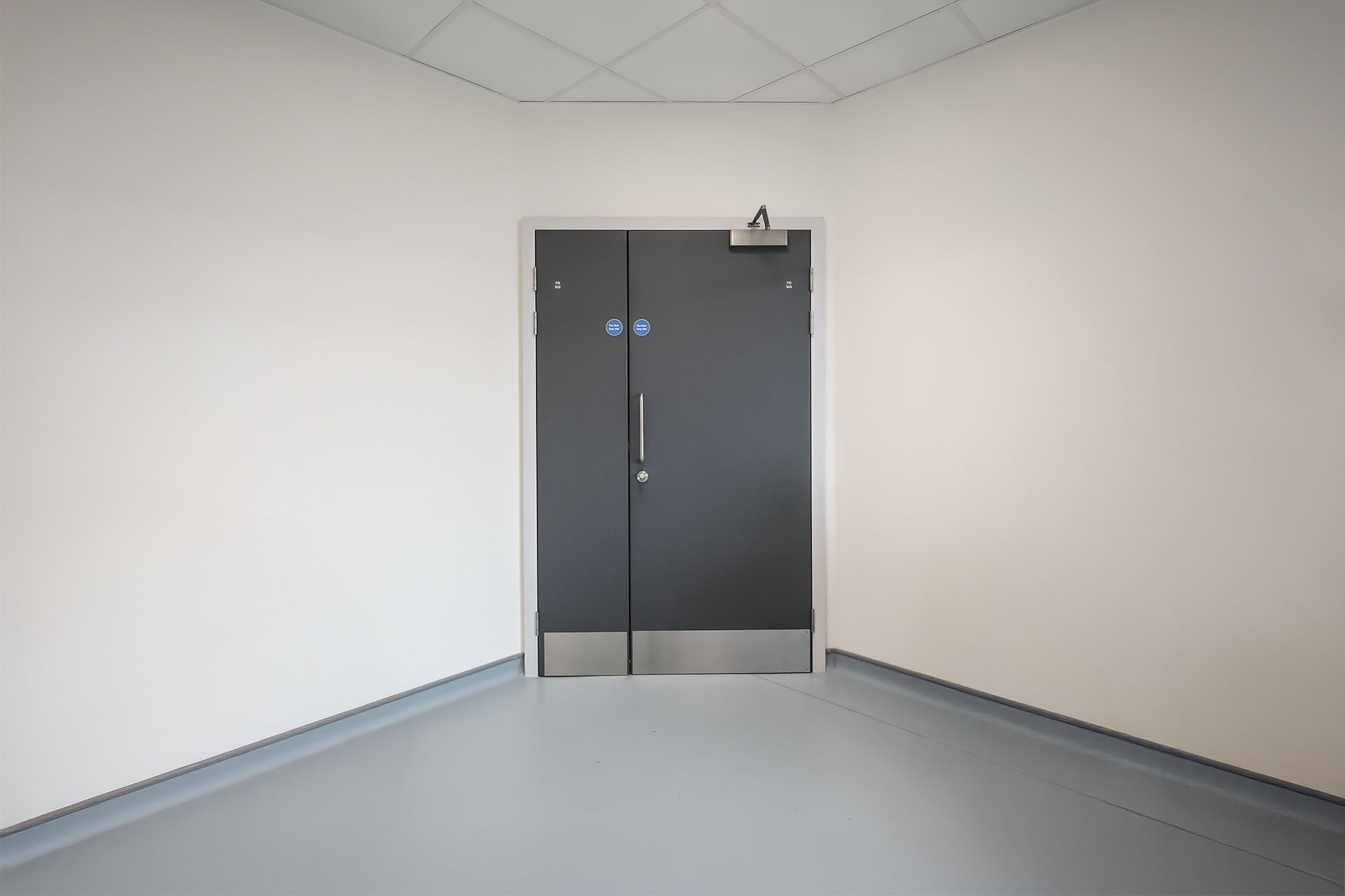 Trovex fire rated Hygidoor The Urgent Care Centre at&nbsp;Royal Berkshire Hospital