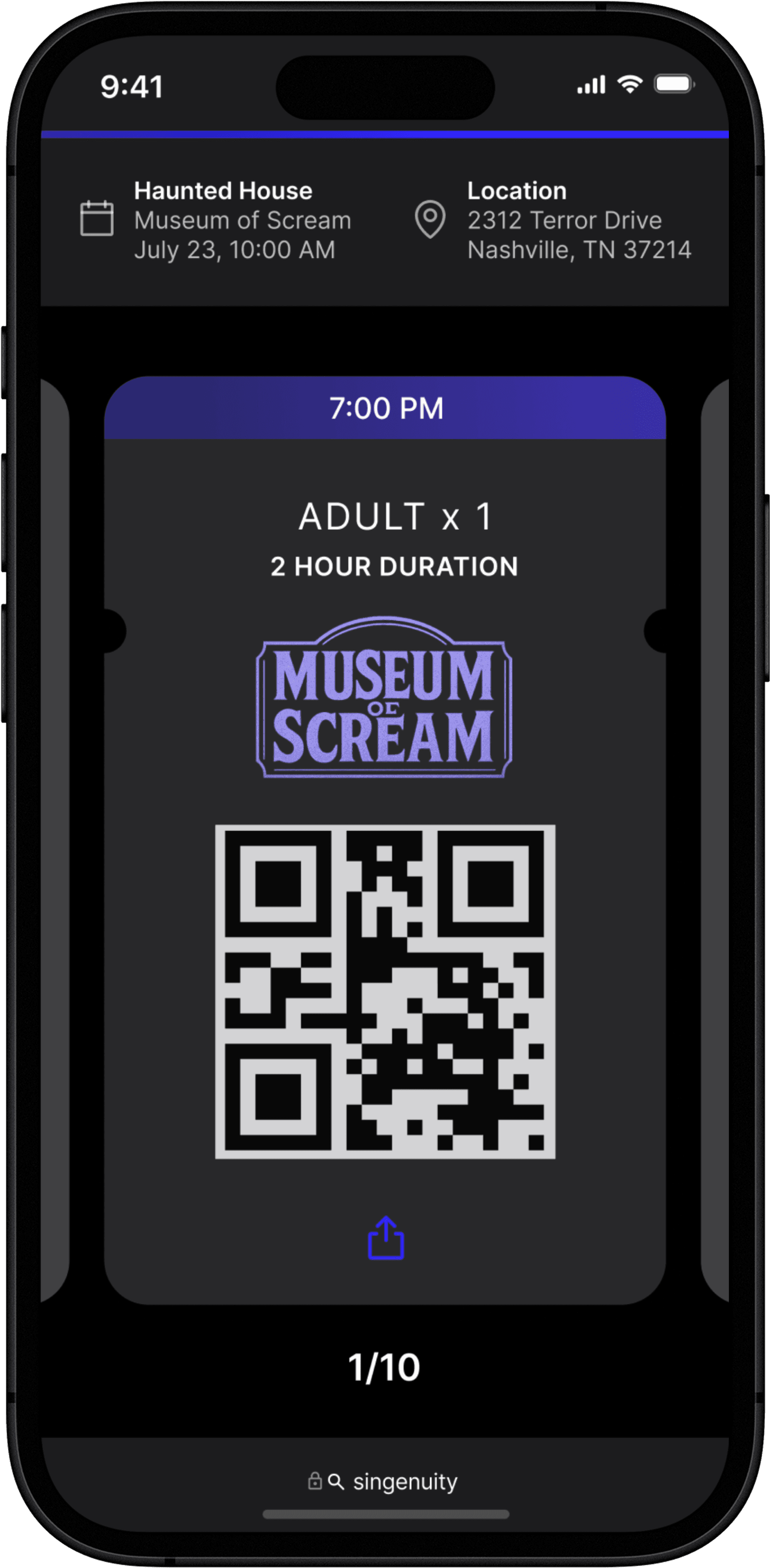 Haunted House Ticketing Software