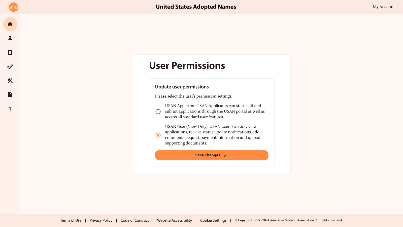 User Permissions