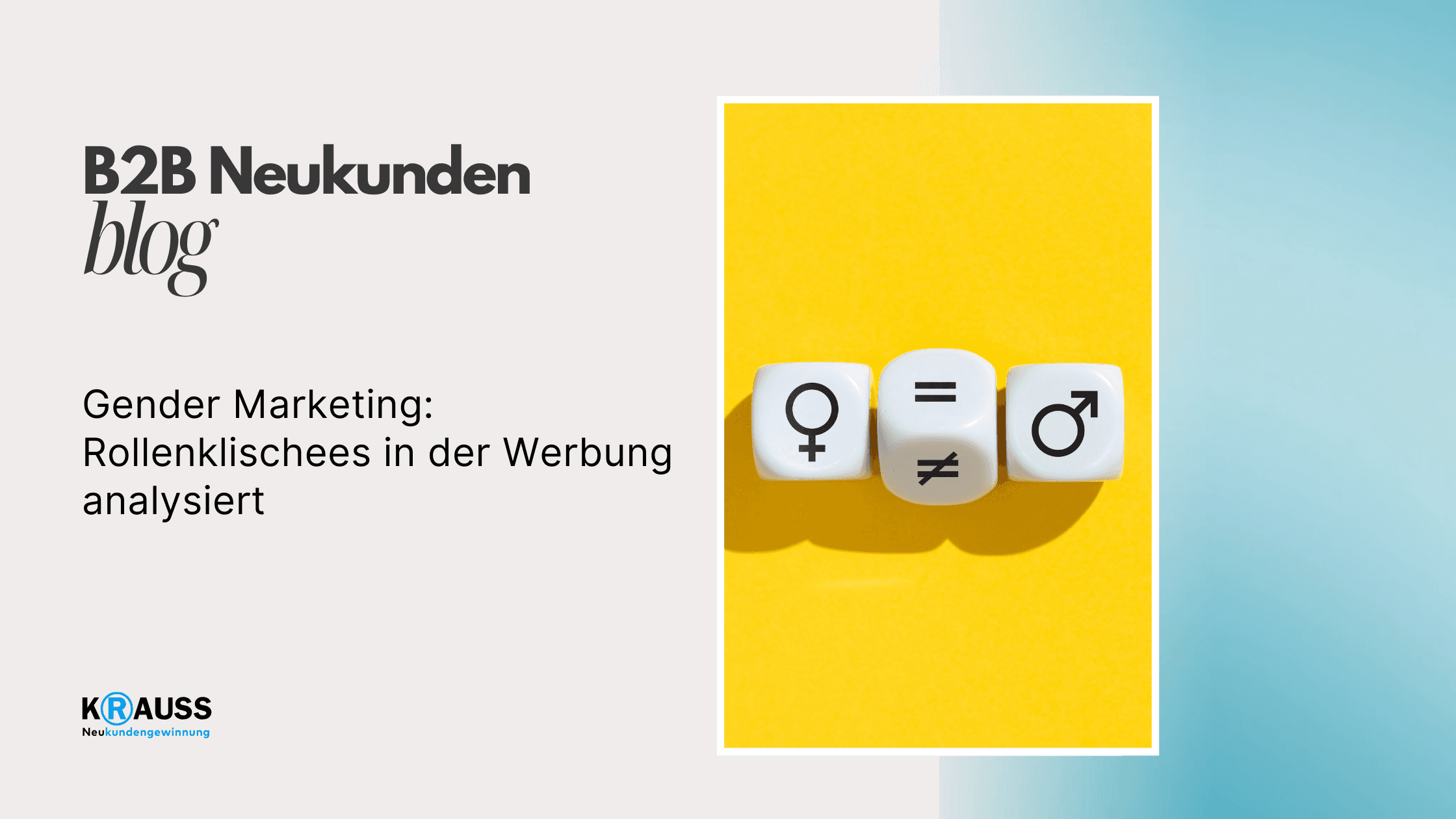 Gender Marketing: Rollenklischees in der Werbung analysiert