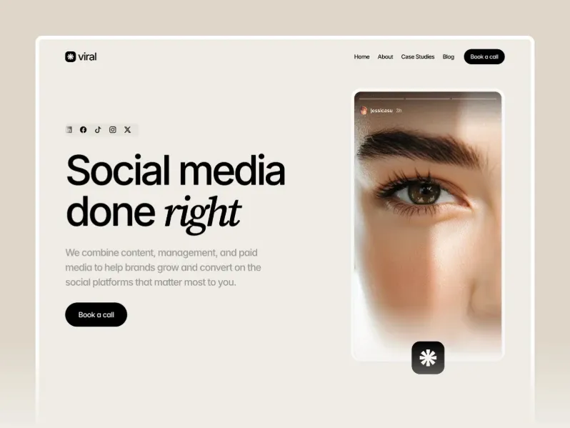 Viral Framer Portfolio Template