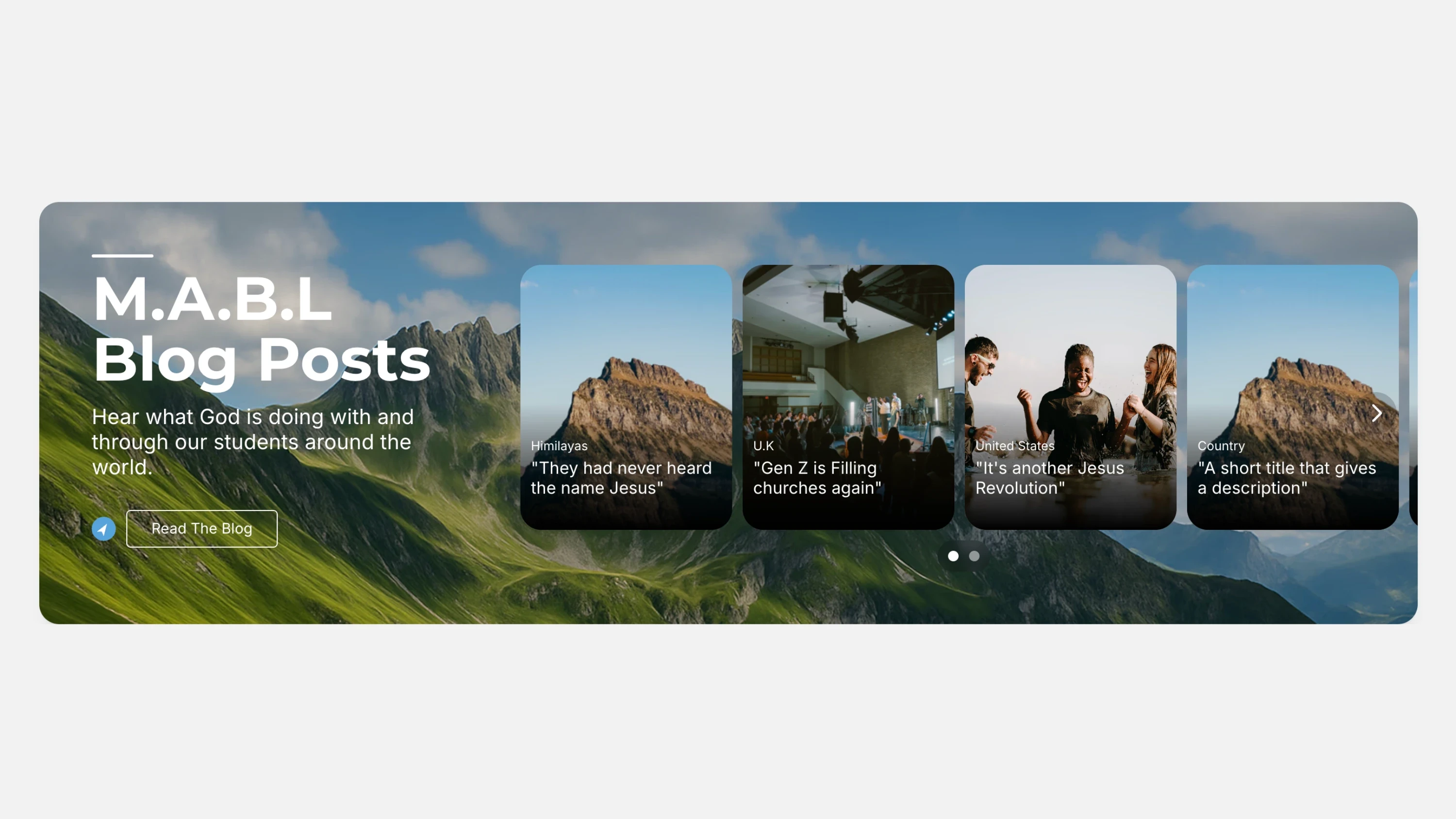 Visual from client project