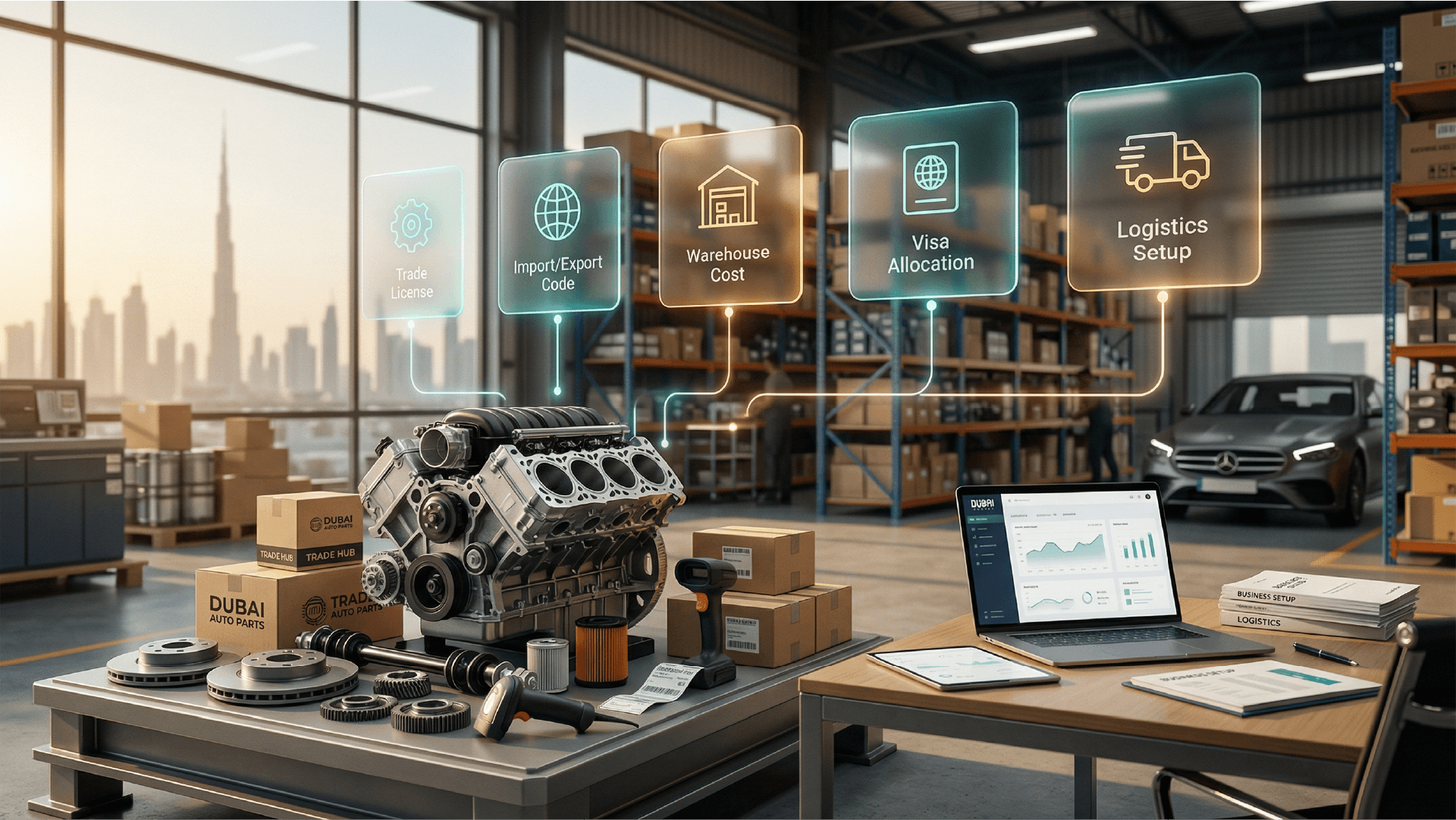 Start a Spare Parts Trading Business in Dubai