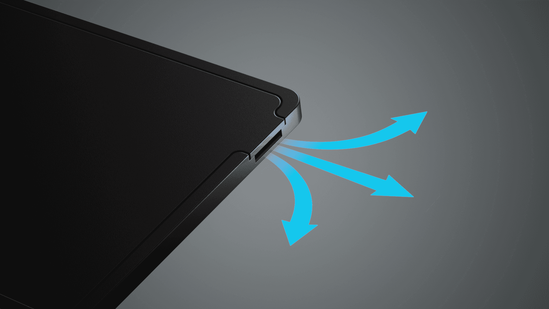 Close-up product detail of AI glasses hardware