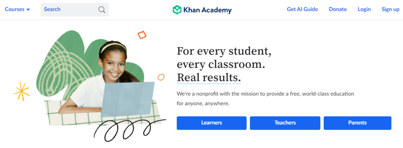 Khan Academy - bitcoin and crypto donation