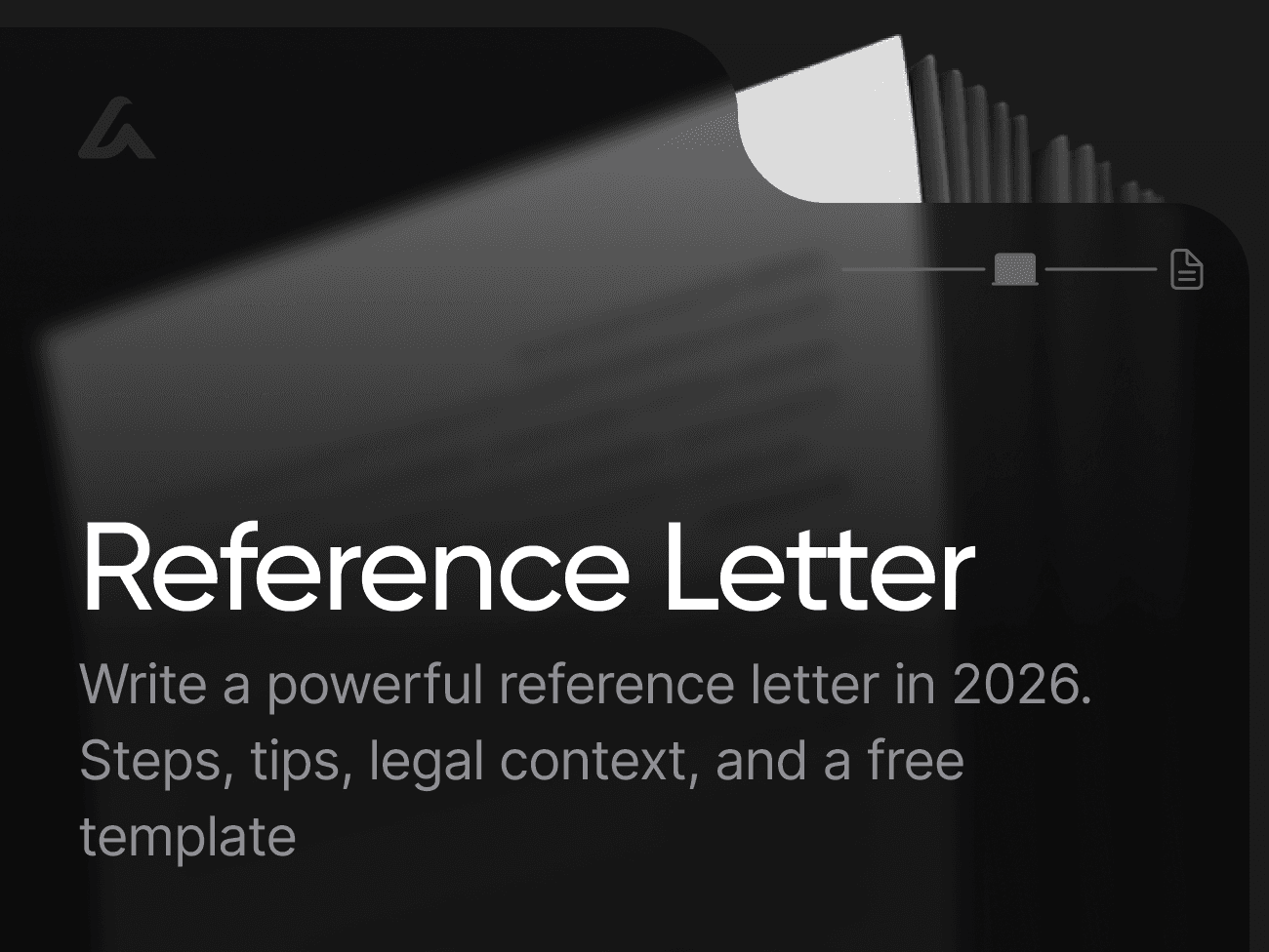 Reference Letter (Recommendation)