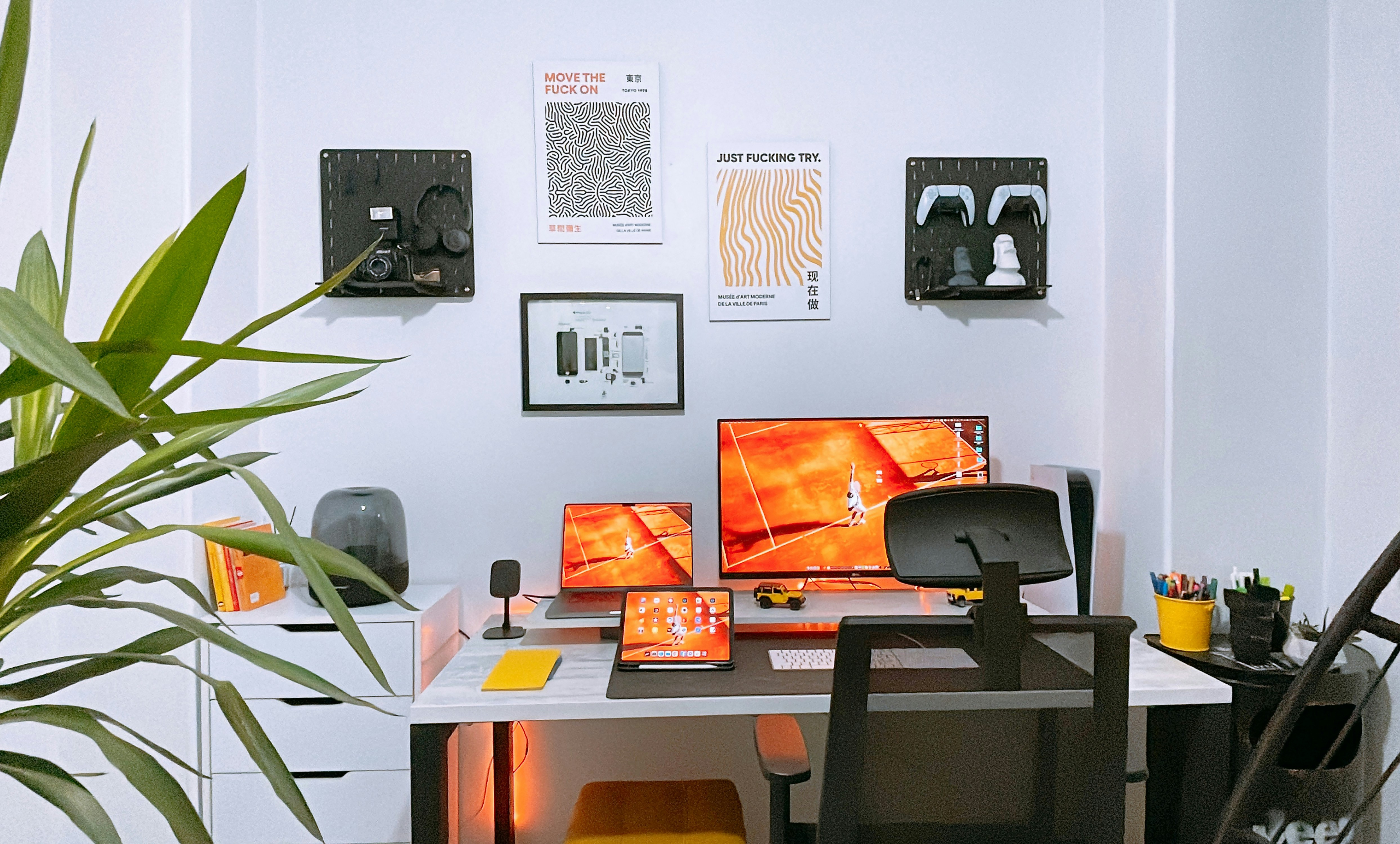 Color in home office