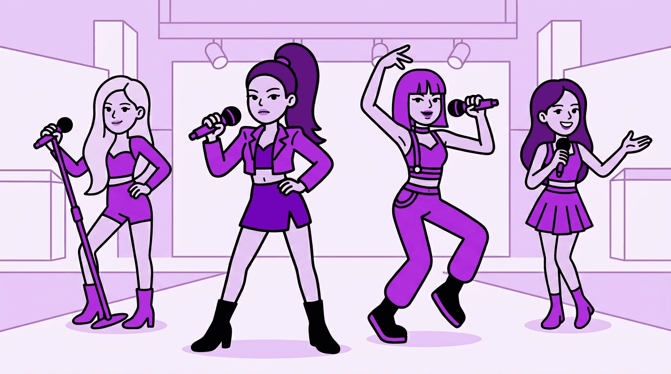 blackpink confident on stage 