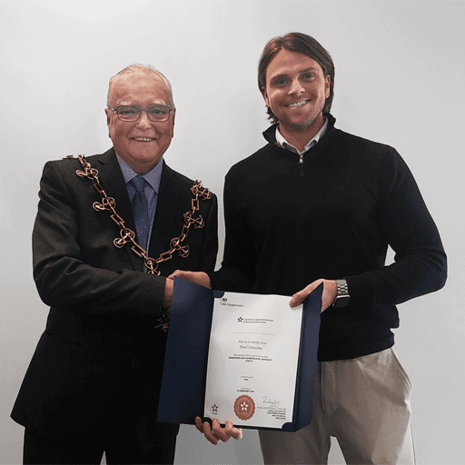 Mayor of Stockton-on-Tees with Paul Sansome