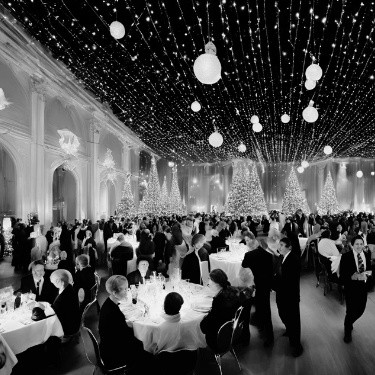 The elegant grand ballroom at a wedding in Toronto, featuring luxurious decor, sparkling chandeliers, and a beautiful atmosphere for the celebration.