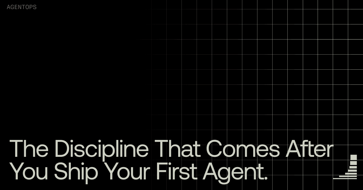 Waxell blog cover: AgentOps: The Discipline That Comes After You Ship Your First Agent