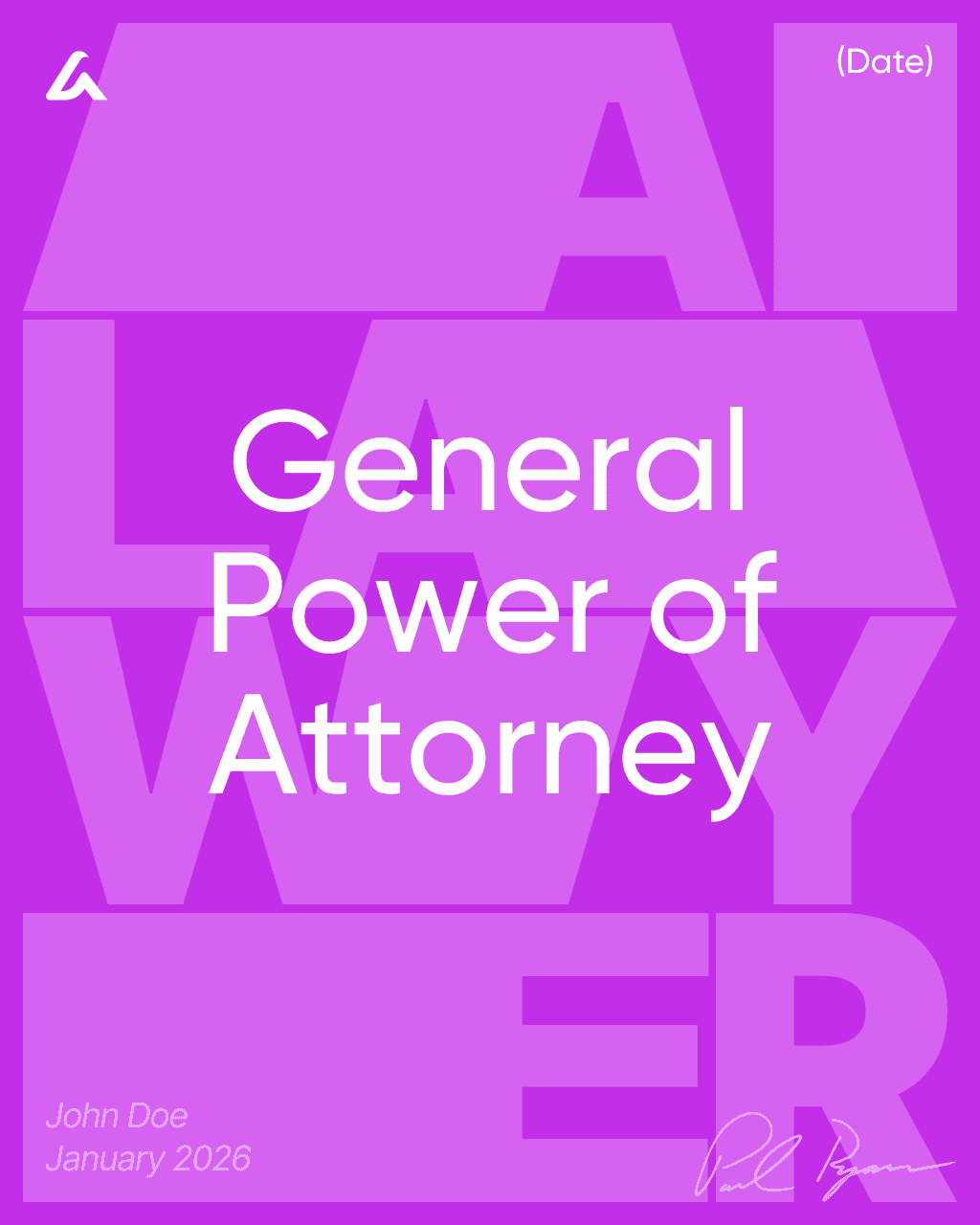 General Power of Attorney
