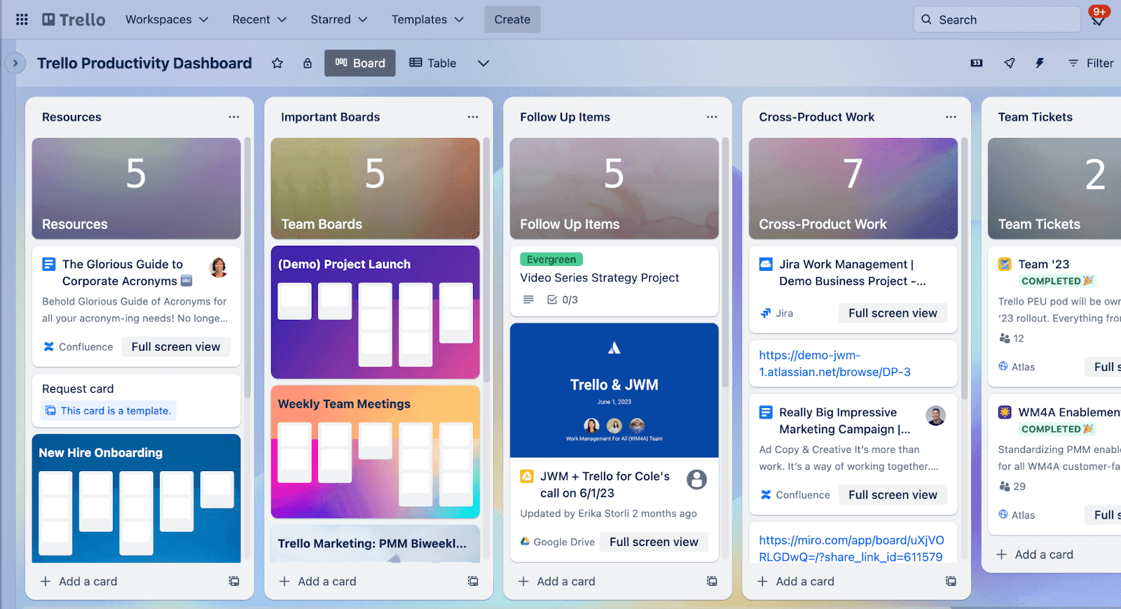 Trello's kanban boards
