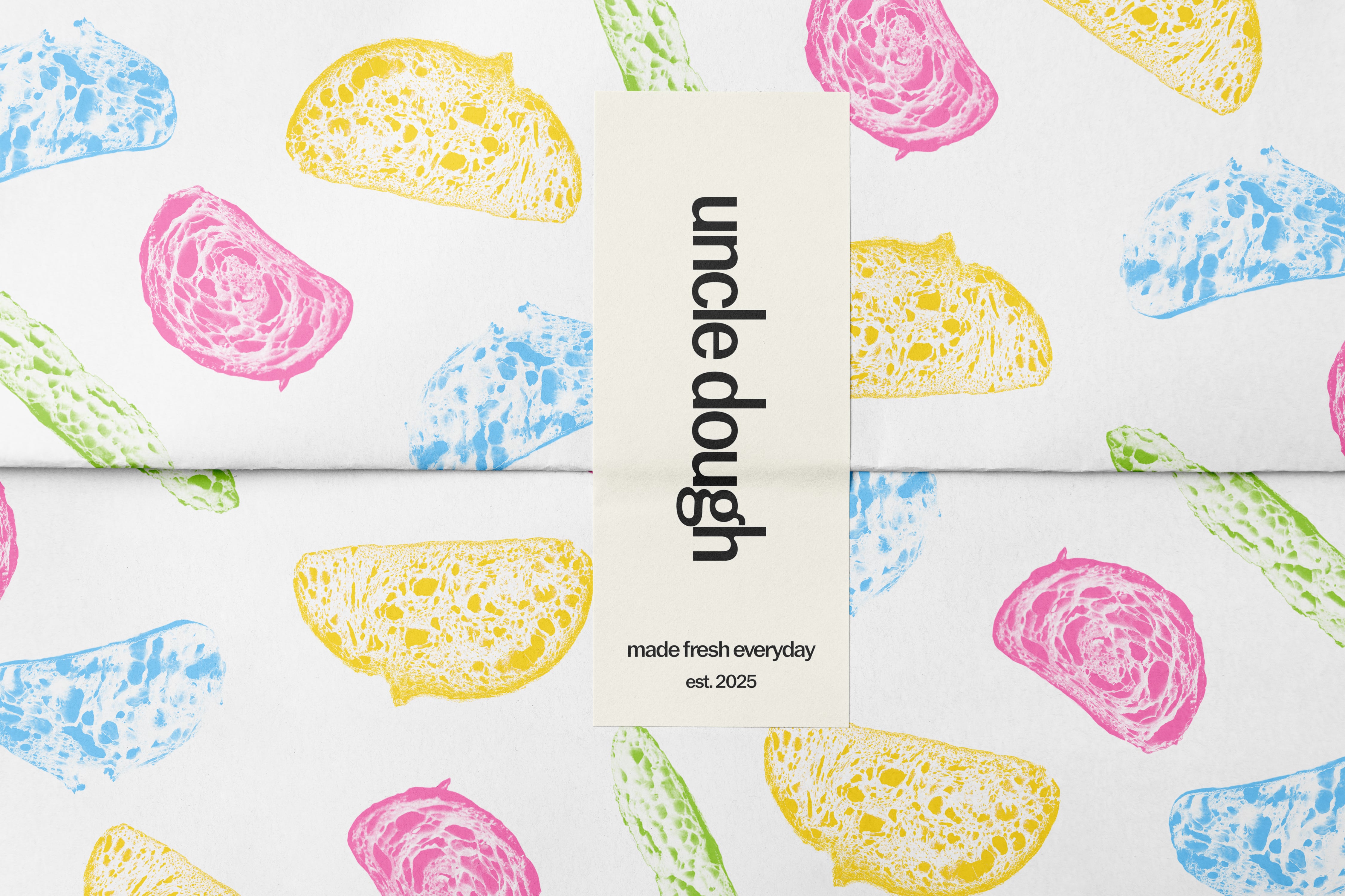 Branding, visual identity, packaging and logo design for sourdough bakery brand