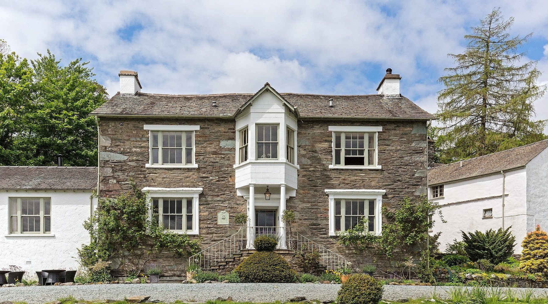 Country home gutter cleaning completed by Hugo's in Lancashire