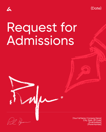 Request for Admissions