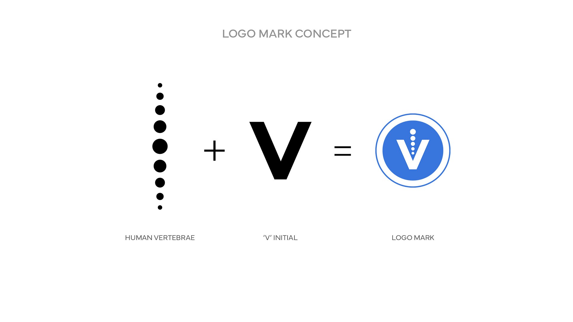 Vanbrugh Physio logo mark sketchbook draft by Huw Mathias