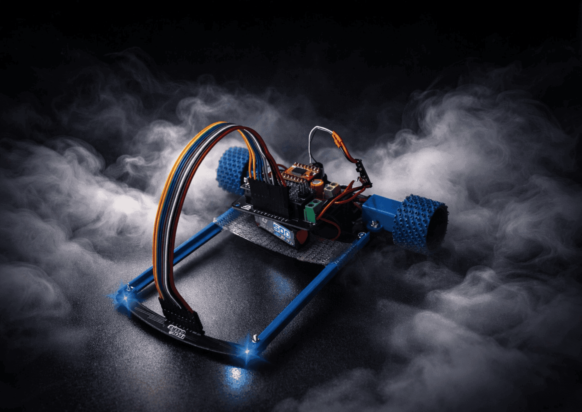 TECHGEEKS MARK 2 LINE FOLLOWING ROBOT HERO SHOT