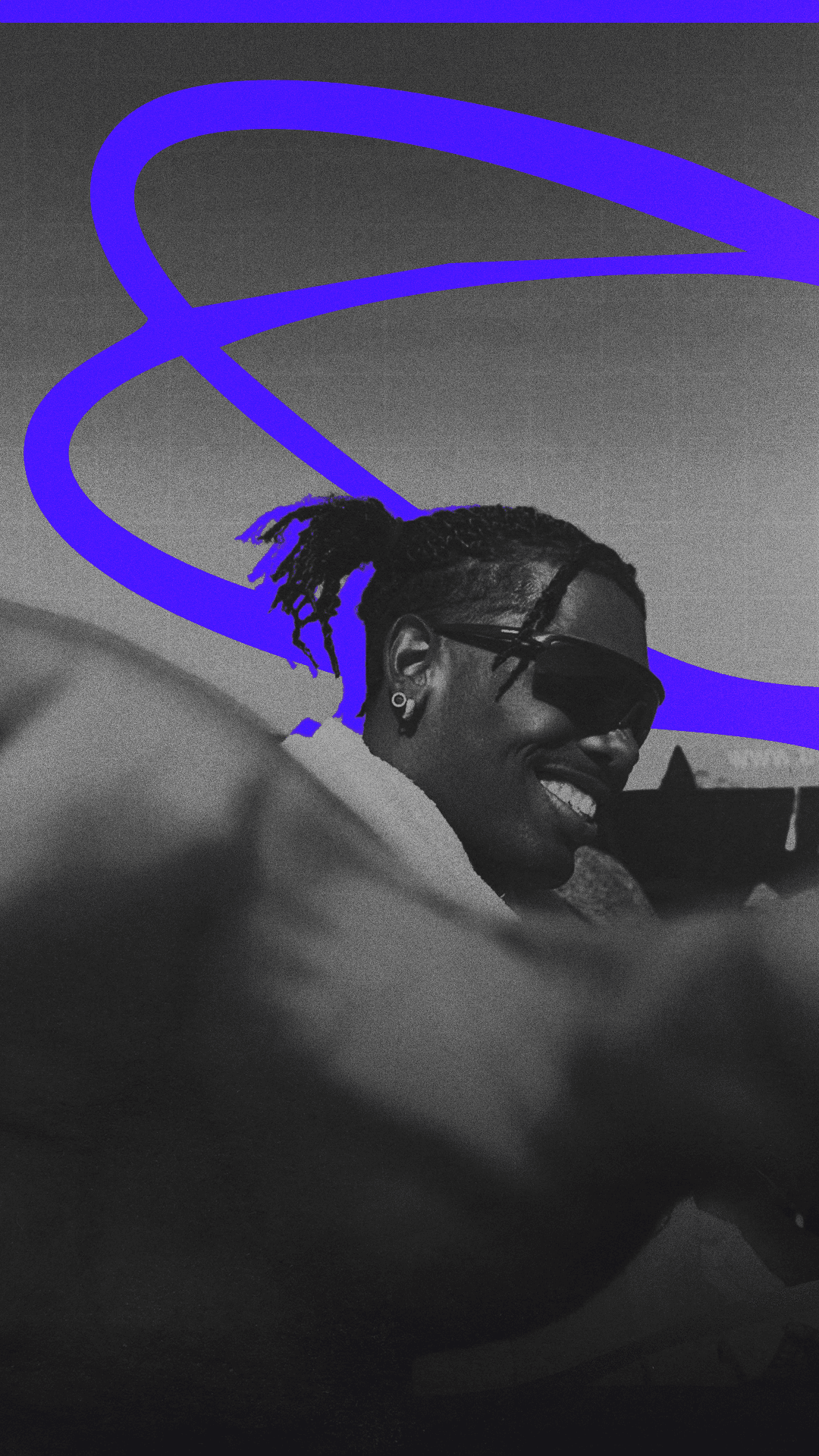 a blurry photo of a person standing in front of a wall