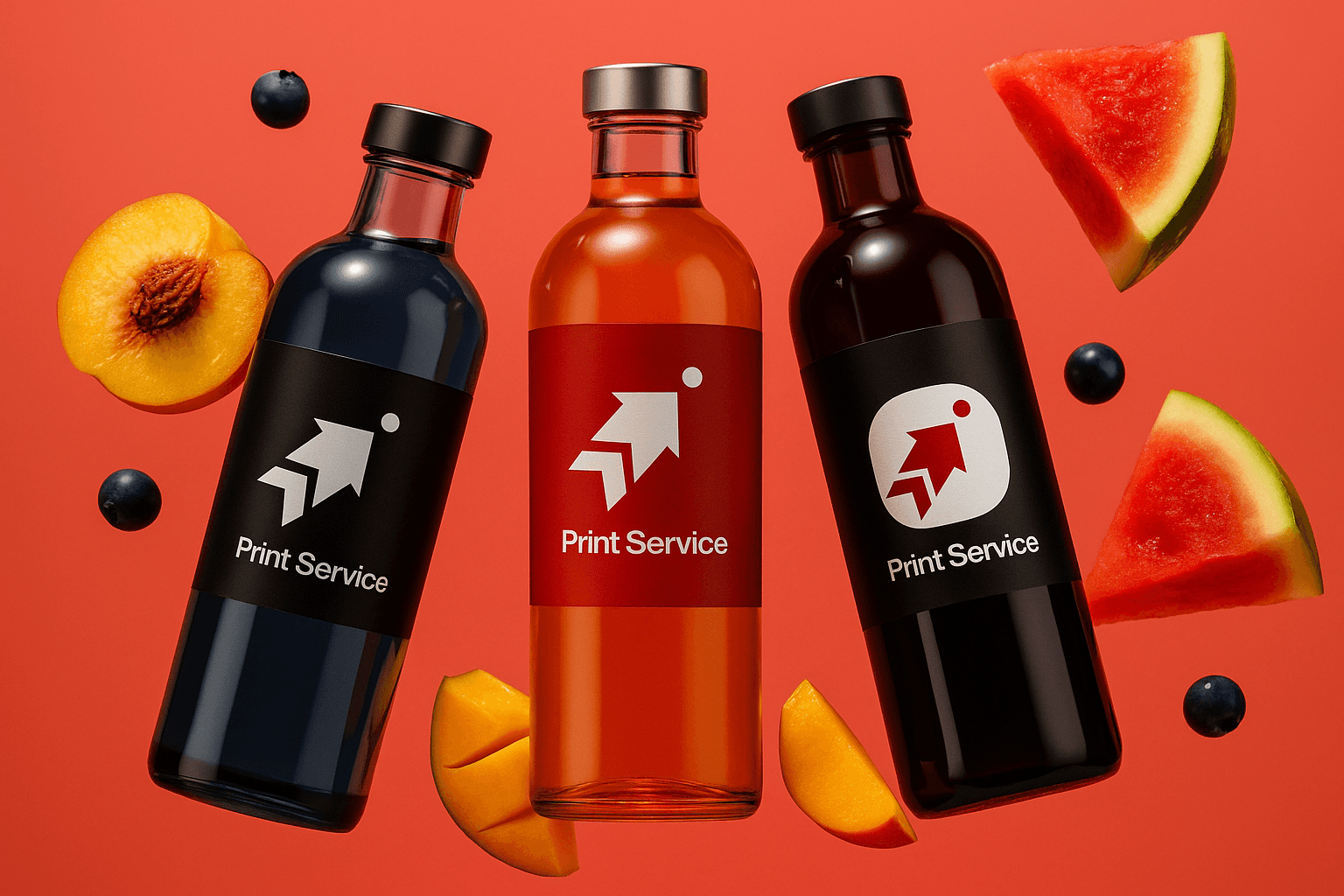 modern dark blue interior with men