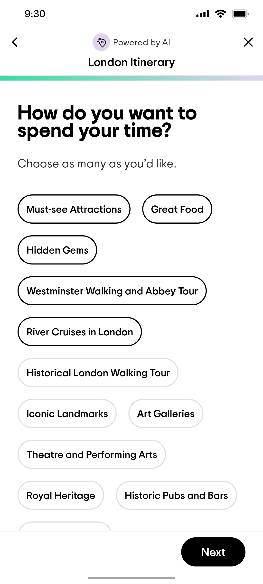 Tripadvisor Next Page Screen