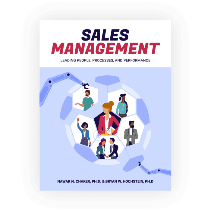 The cover of the Sales Management courseware.