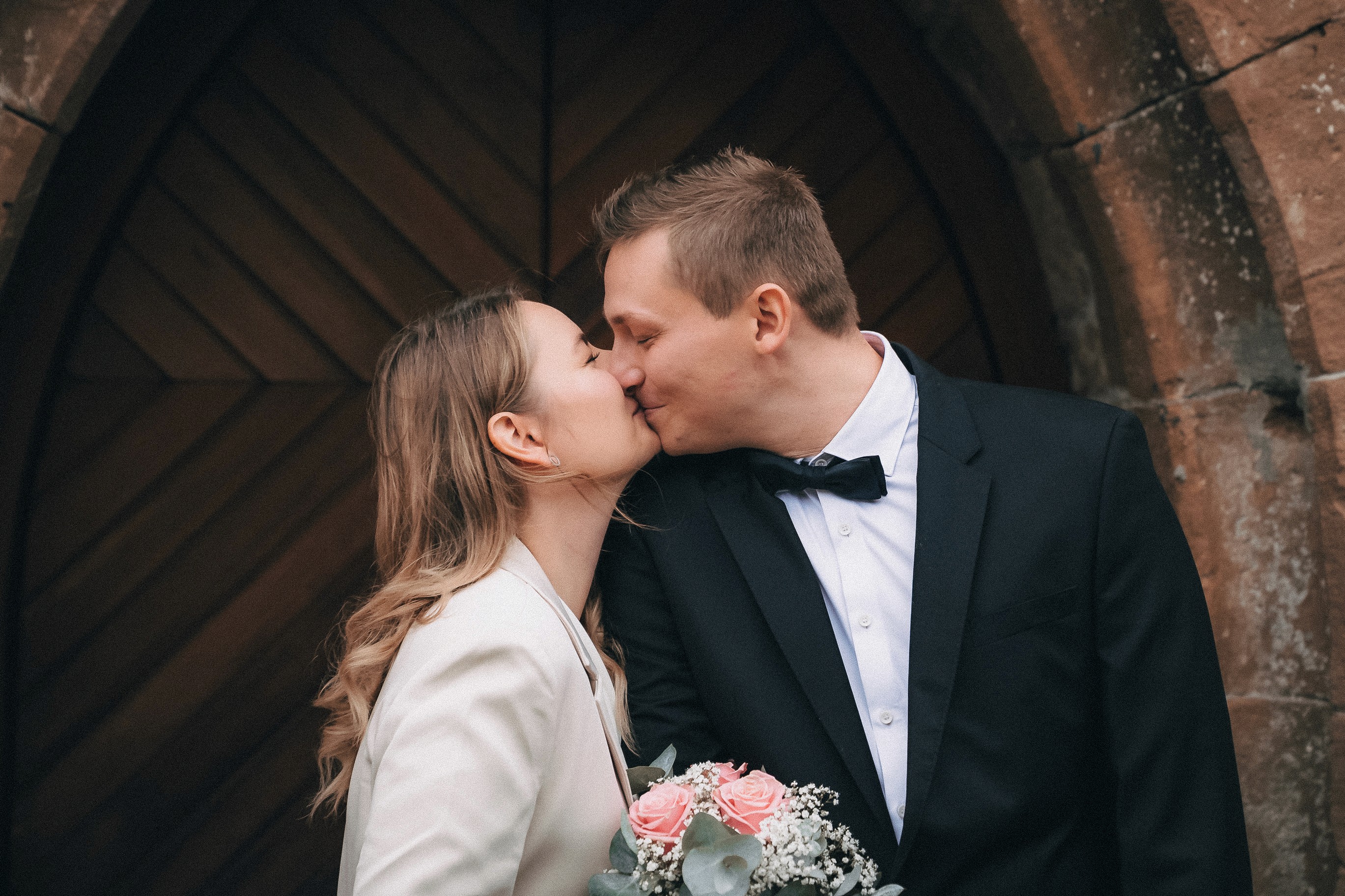 a woman holding an apple