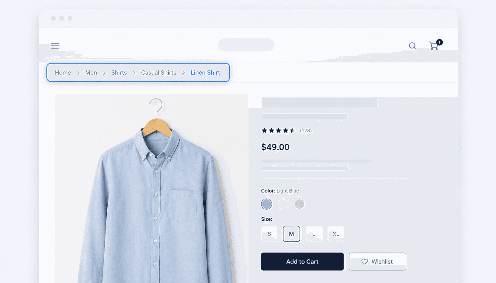 Breadcrumb navigation SEO