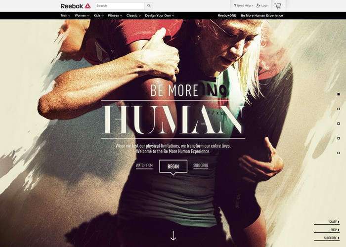 Reebok: Be More Human Experience open graph image