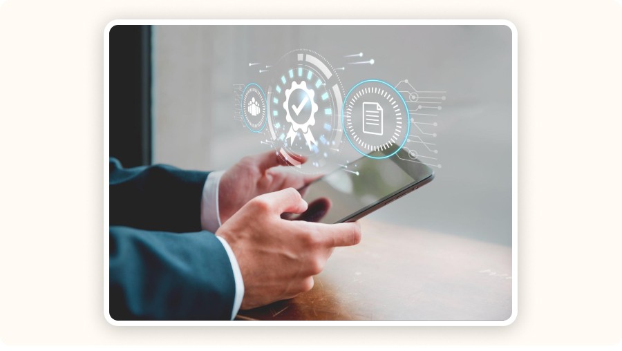 user analyzing marketing tool performance