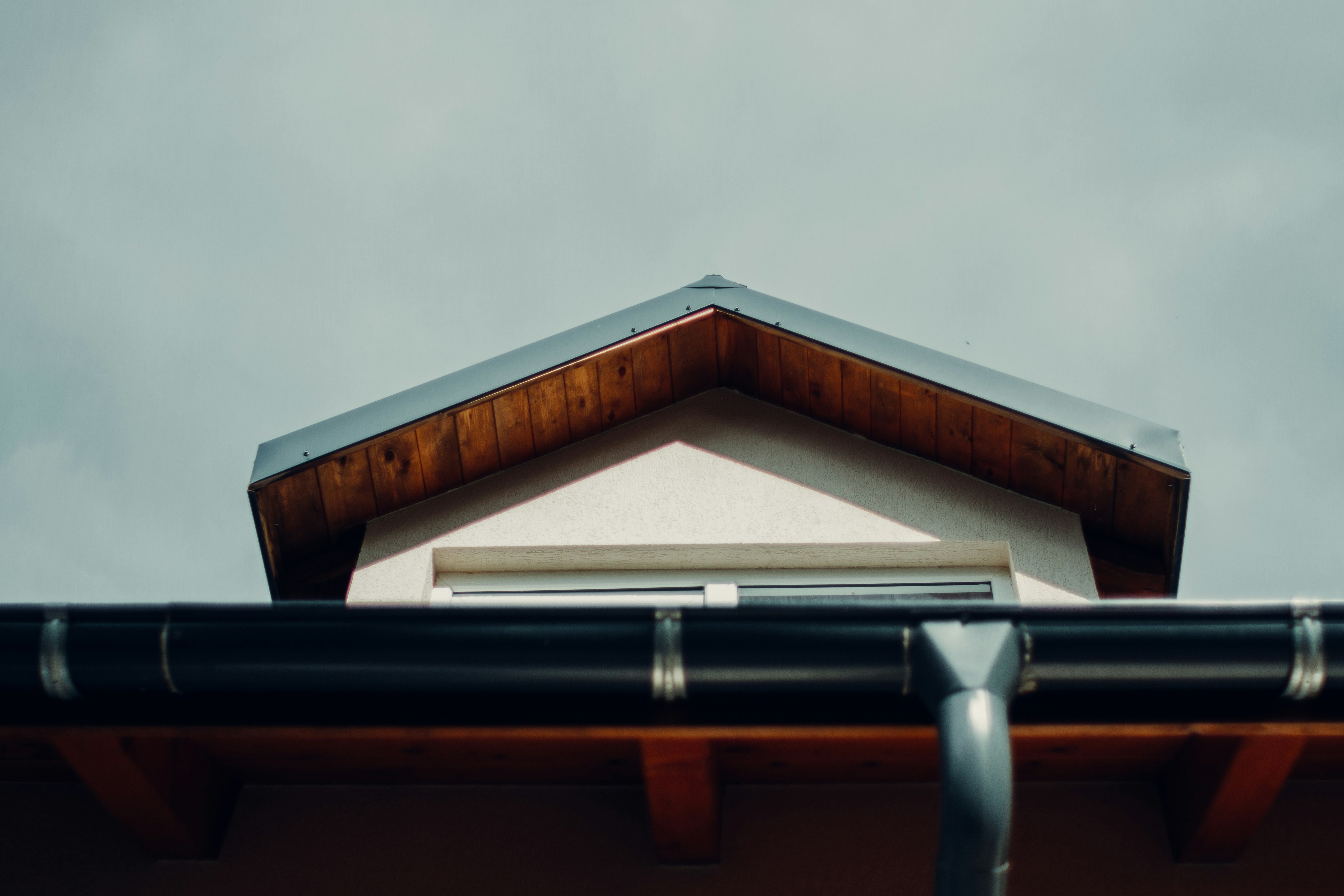 Close up image of gutters