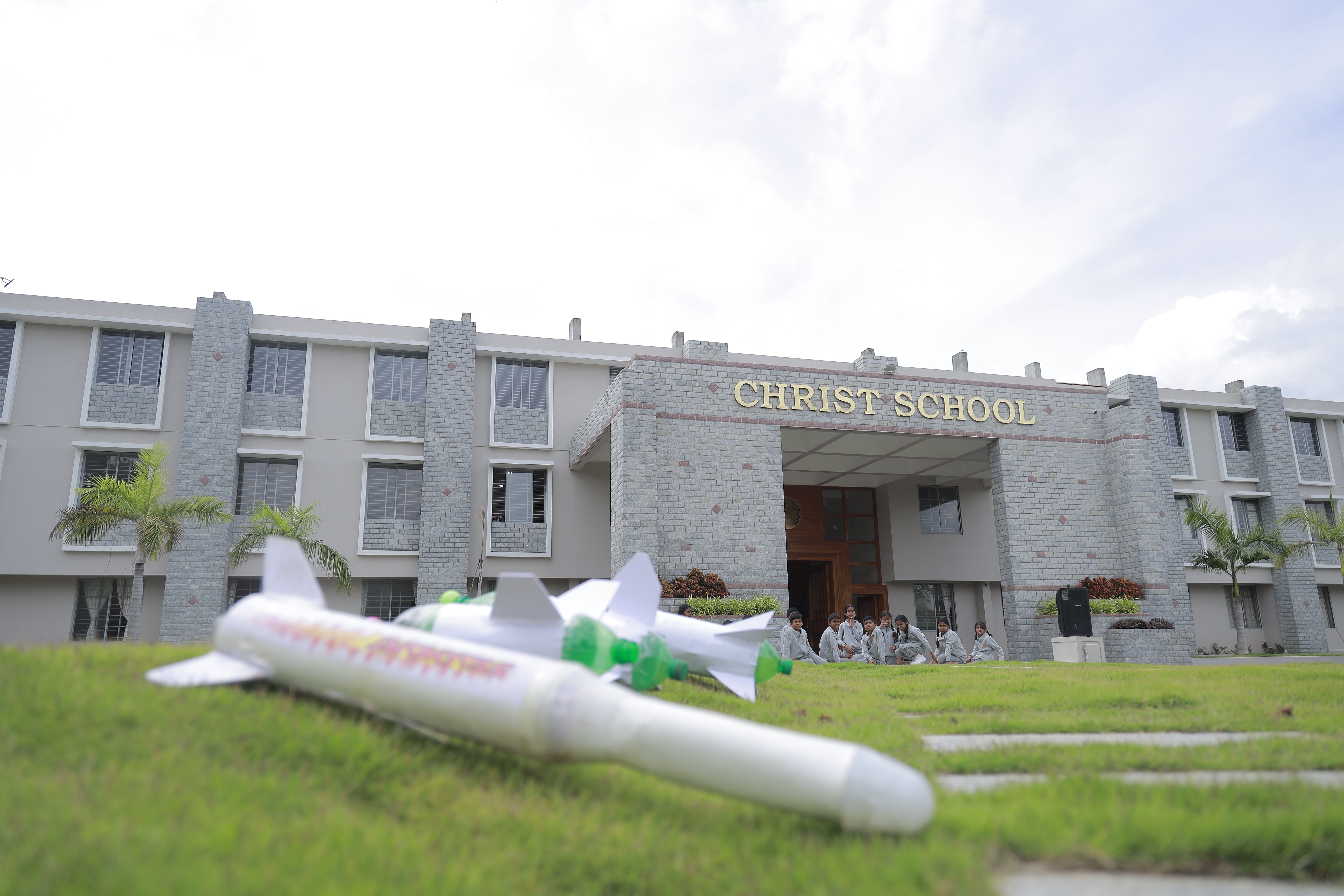 A team of people at work