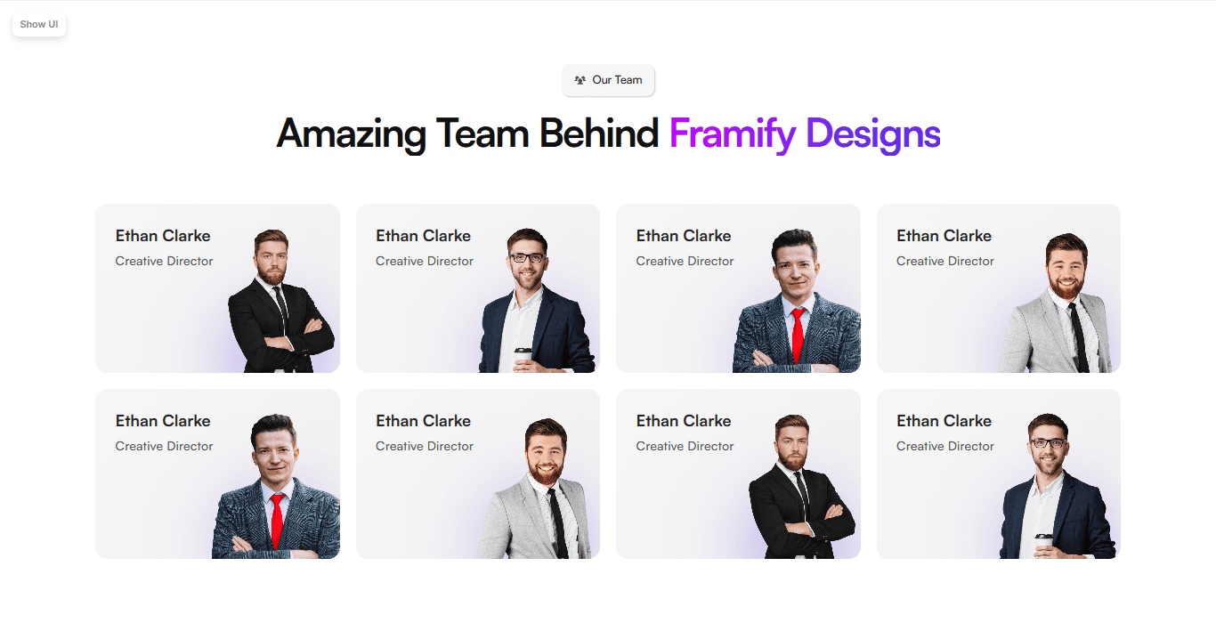 Framer Team Section v23